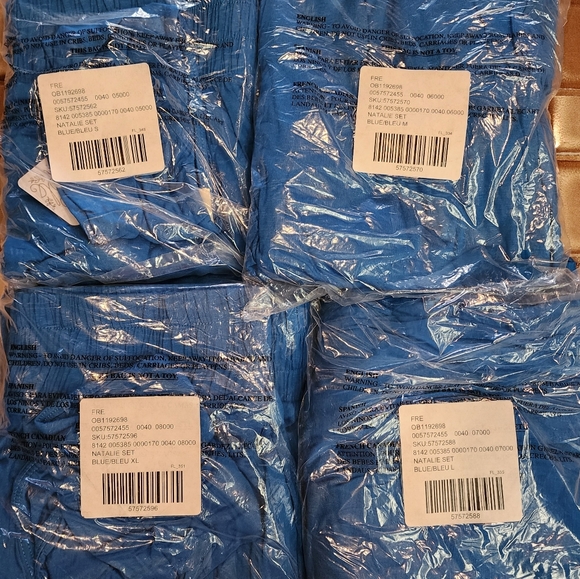 NEW FREE PEOPLE BEACH Natalie Set Color Blue, Multiple Sizes - Picture 4 of 5